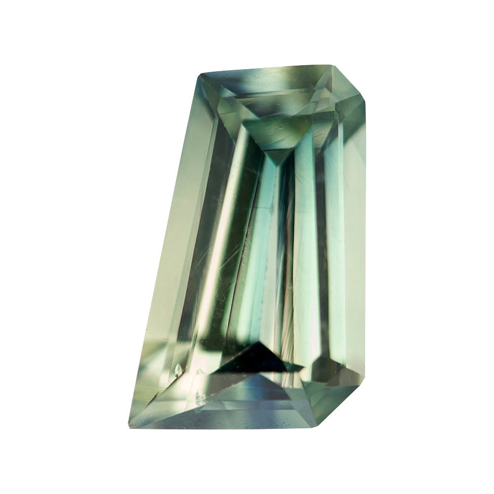 yellowish green fancy cut madagascar sapphire 1.09ct