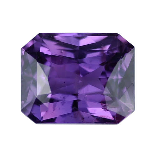 1.56 ct Vivid Purple Radiant Cut Natural Unheated Sapphire