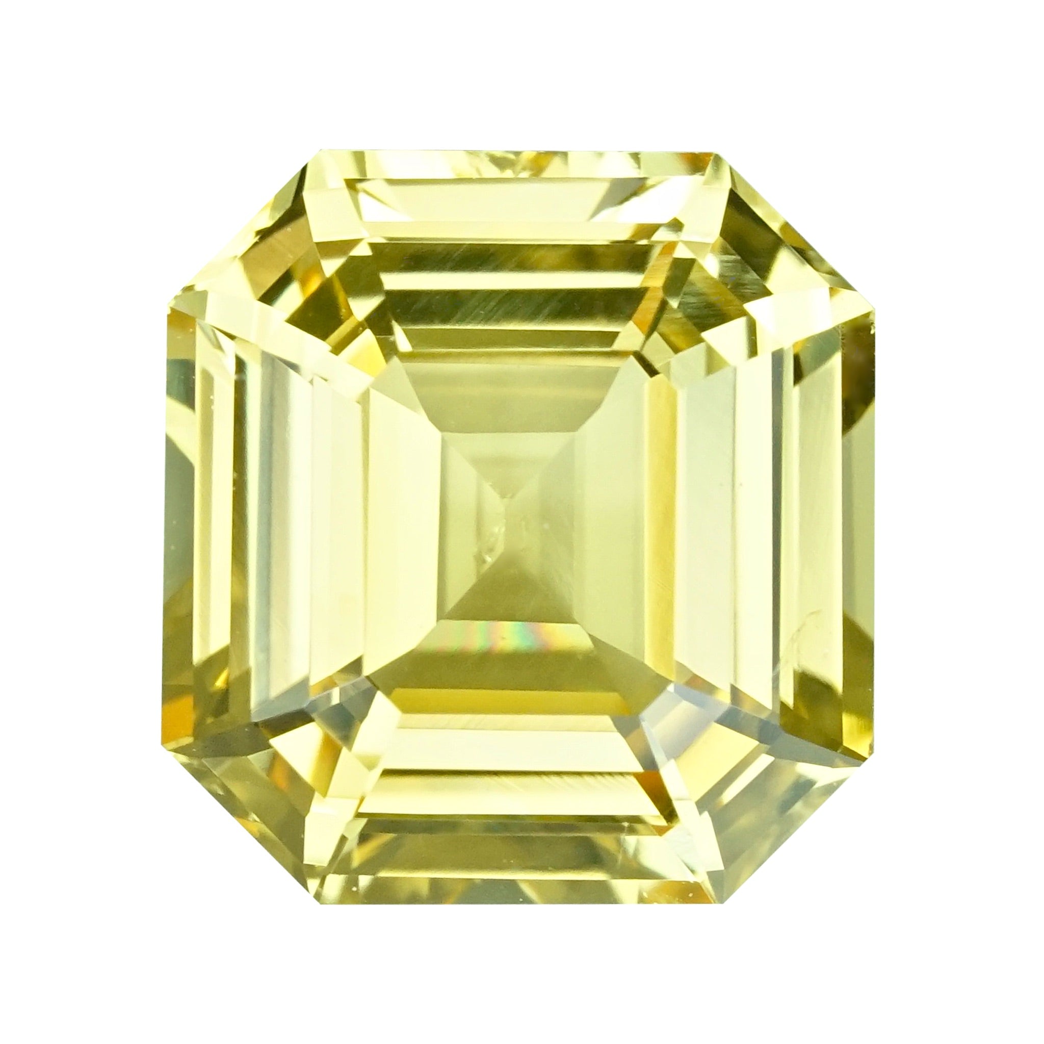 2 Genuine Unheated Canary Yellow Sapphire Faceted India