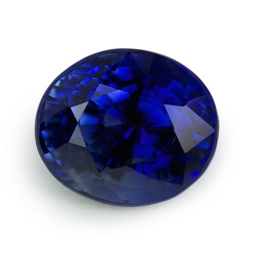 1.83 ct Royal Blue Oval Cut Natural Unheated Sapphire