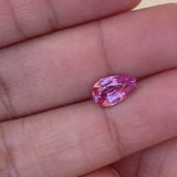 1.61 ct  Vivid Pink Pear Natural Sapphire Certified Unheated