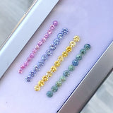 Yellow Sapphire Stacking Band Half Circle