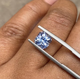 2.13 ct Radiant Cut Blue Sapphire Certified Unheated