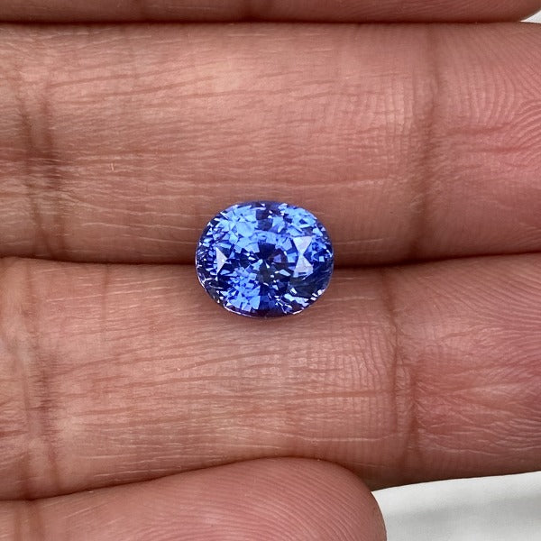 2.72 ct Oval Ceylon Blue Sapphire GIA Certified Unheated