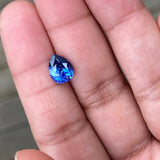 2.49 ct Pear Blue Sapphire Certified Heated