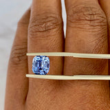 2.71 ct Cushion Cut Blue Sapphire Unheated Ceylon
