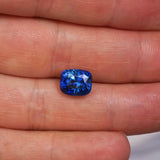5.31 ct Royal Blue Cushion Sapphire Unheated Sri Lanka