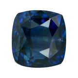 1.53 ct Deep Blue Sapphire Cushion Shape Natural Unheated
