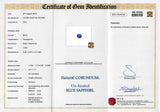 1.98 ct Cornflower Blue Oval Ceylon Sapphire Natural Unheated