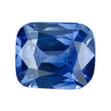 1.55 ct Cornflower Blue Bi-Colour Cushion Natural Sapphire Certified Unheated