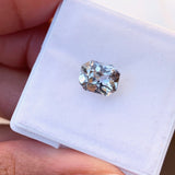 1.64 ct Light Teal Natural Sapphire Certified Unheated