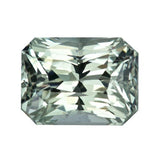 Solitaire East West Gold Engagement Ring Mint Green Sapphire