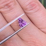 2.04 ct Purple Sapphire Fancy Cut Unheated Ceylon