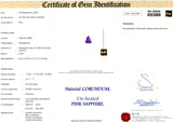 2.04 ct Purple Sapphire Fancy Cut Unheated Ceylon