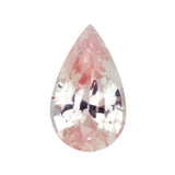 2.04 ct Peach Sapphire Pear Unheated Natural Ceylon