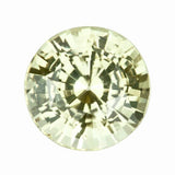 2.10 ct Round Yellow Sapphire Natural Ceylon Certified Unheated