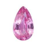 1.61 ct Vivid Pink Pear Natural Sapphire Certified Unheated