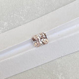 1.01 ct Pastel Peach Sapphire Certified Unheated