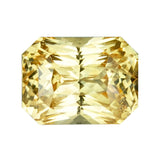 3.14 ct Apricot Sapphire Radiant Cut Unheated Ceylon