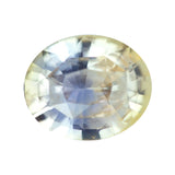 4.07 ct Blue Yellow Sapphire Oval Cut Natural Unheated