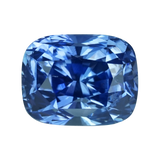 2.01 ct Cornflower Blue Sapphire Cushion Cut Unheated Ceylon