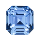 1.66 ct Blue Sapphire Asscher Cut Unheated Ceylon