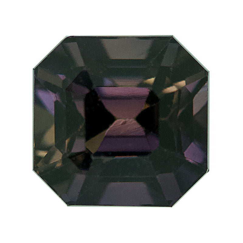 2.06 ct Unique Sapphire Asscher Cut Natural Unheated