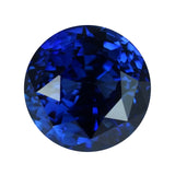 3.94 ctw Royal Blue Sapphire Round Pair Heated Ceylon