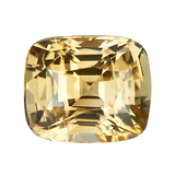 3.06 ct Cushion Peach Apricot Sapphire Natural Unheated