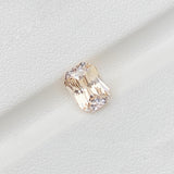 2.16 ct Champagne Sapphire Radiant Cut Natural Unheated