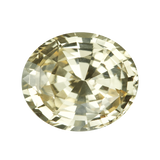 1.46 ct Oval Light Apricot Yellow Sapphire Natural Unheated