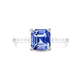 Cornflower Blue Sapphire Engagement Ring