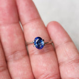 2.55 ct Cornflower Blue Sapphire Oval Natural Ceylon Heated