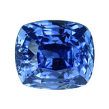 3.24 ct Cornflower Blue Cushion Sapphire GIA Certified Unheated