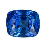 2.21 ct Cushion Cornflower Blue Sapphire Certified Unheated