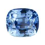 2.71 ct Cushion Cut Blue Sapphire Unheated Ceylon