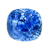 Blue Sapphire Engagement Ring Yellow Gold