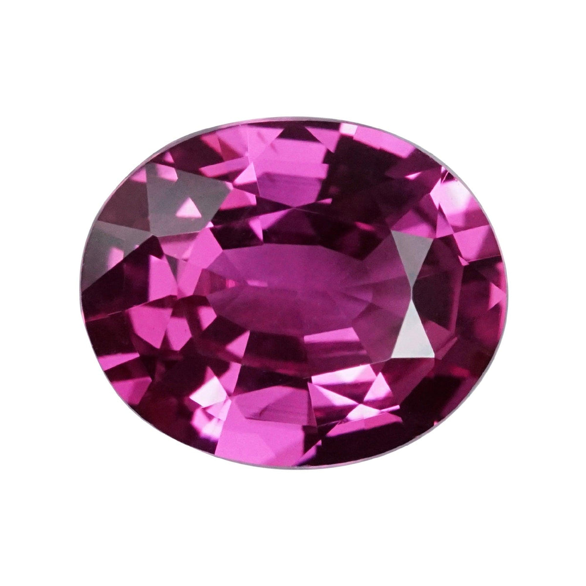 2.10 ct Vivid Pink Oval Cut Sapphire Heated Madagascar