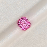 1.21 ct Vivid Pink Sapphire Emerald Cut Natural Unheated