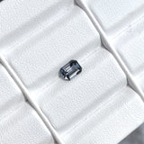 1.19 ct Grey Sapphire Emerald Cut Natural Unheated
