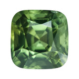 2.54 ct Green Sapphire Cushion Shape Natural Heated Gems