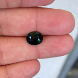 3.02 ct Green Sapphire Oval Shape Natural Unheated Gemstones