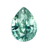 1.07 ct Green Sapphire Pear Natural Unheated