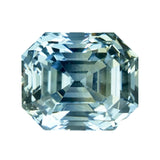 5.57 ct Blue Yellow Bi-Colour Sapphire Emerald Cut Unheated Ceylon