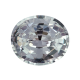 1.65 ct Grey Sapphire Oval Natural Unheated