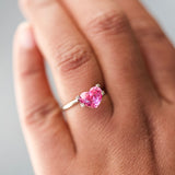 2.61 ct Pink Sapphire Heart Natural Unheated