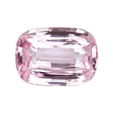 3.03 ct Light Pink Sapphire Cushion GIA Certified Unheated