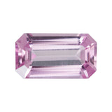 1.52 ct Pink Sapphire Emerald Cut Natural Unheated