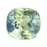 1.56 ct Light Teal Parti Sapphire Cushion Natural Unheated