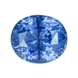 2.72 ct Oval Ceylon Blue Sapphire GIA Certified Unheated